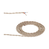 Cavo Braided Twisted Copper Cable 2 Core 0.75mm - Ivory