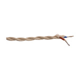Cavo Braided Twisted Copper Cable 2 Core 0.75mm - Ivory