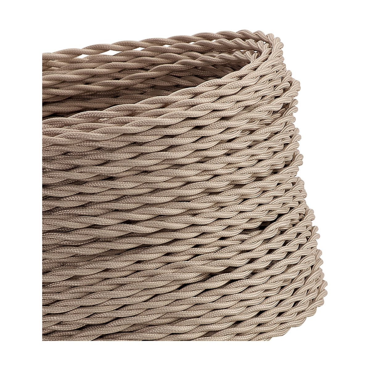 Cavo Braided Twisted Copper Cable 2 Core 0.75mm - Ivory