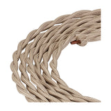 Cavo Braided Twisted Copper Cable 2 Core 0.75mm - Ivory