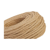 Cavo Braided Twisted Copper Cable 3 Core 0.75mm - Jute Brown
