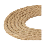 Cavo Braided Twisted Copper Cable 3 Core 0.75mm - Jute Brown