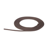 Cavo Braided Copper Cable, a coiled grey fabric-braided flex with three cores and 0.75mm rating, shown on a plain white background.