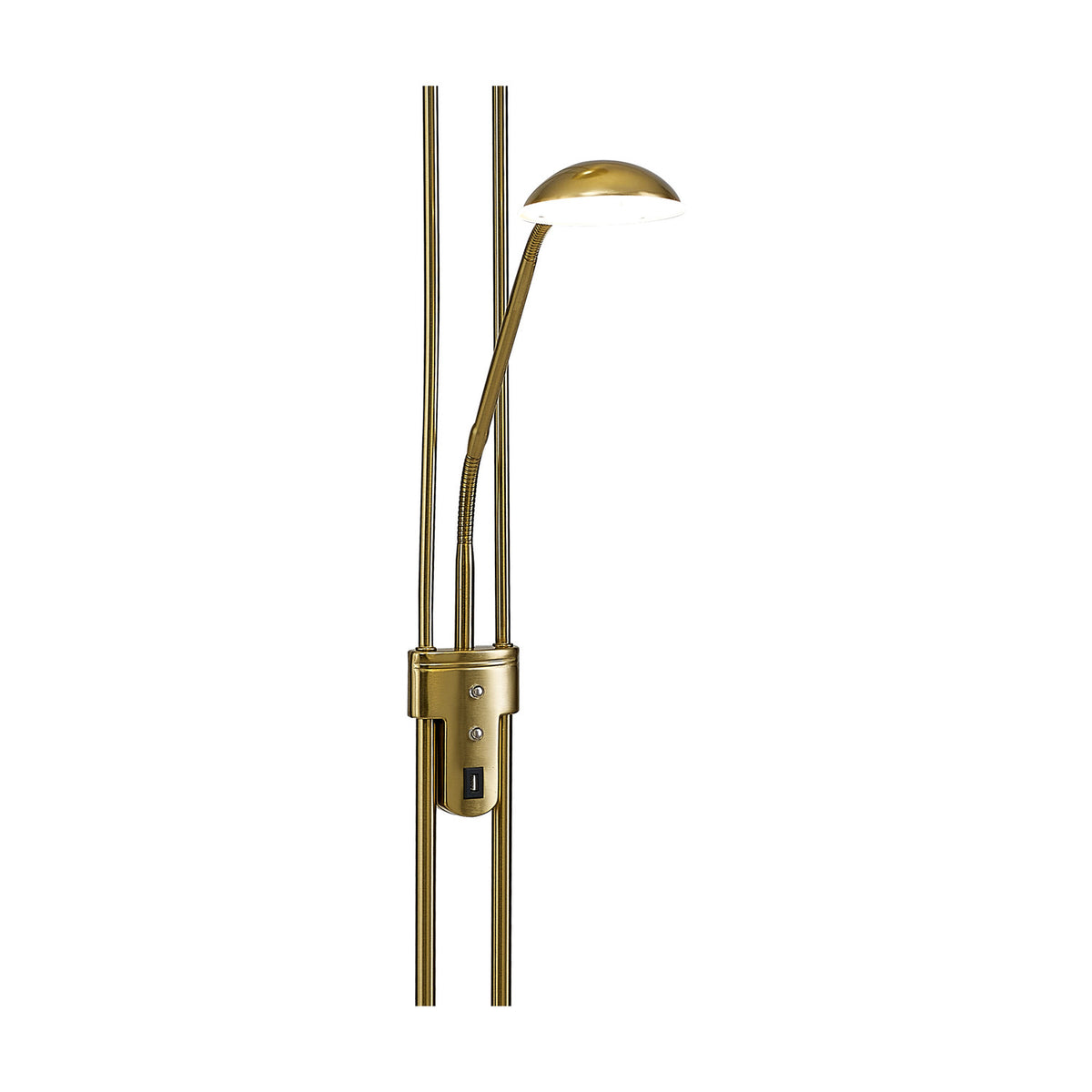 Brazier Floor Lamp 25cm - Aged Brass