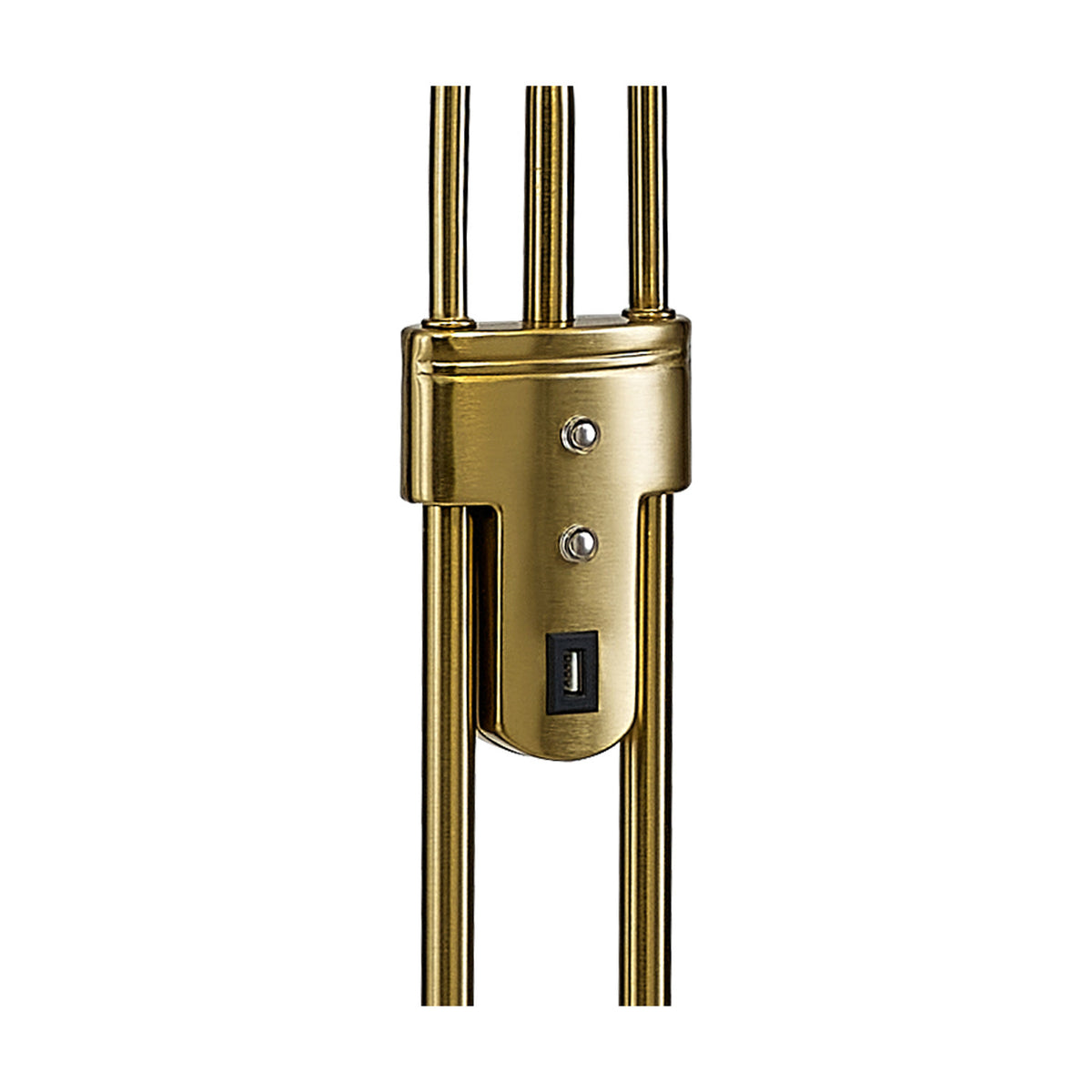 Brazier Floor Lamp 25cm - Aged Brass