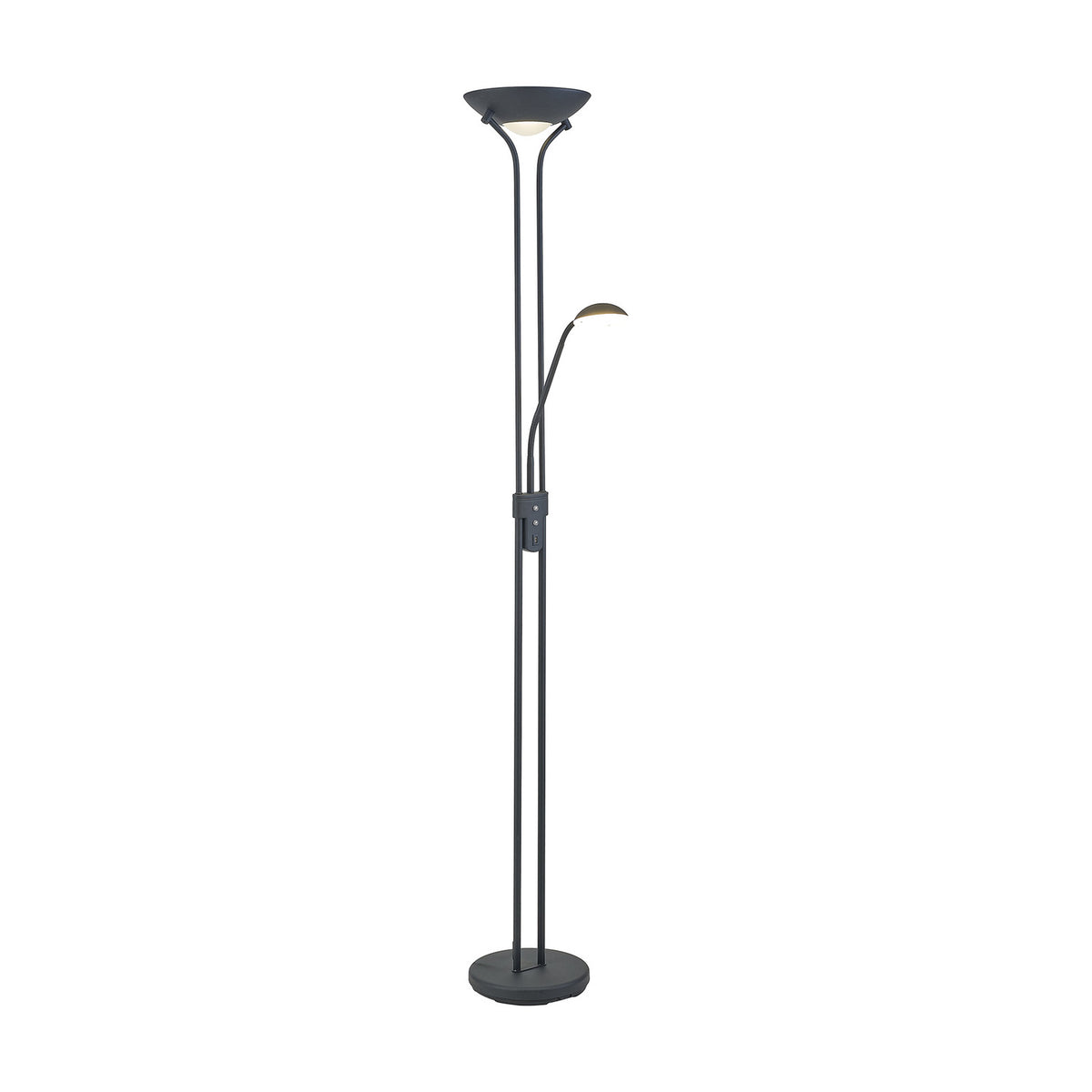 Brazier Floor Lamp 25cm - Satin Black