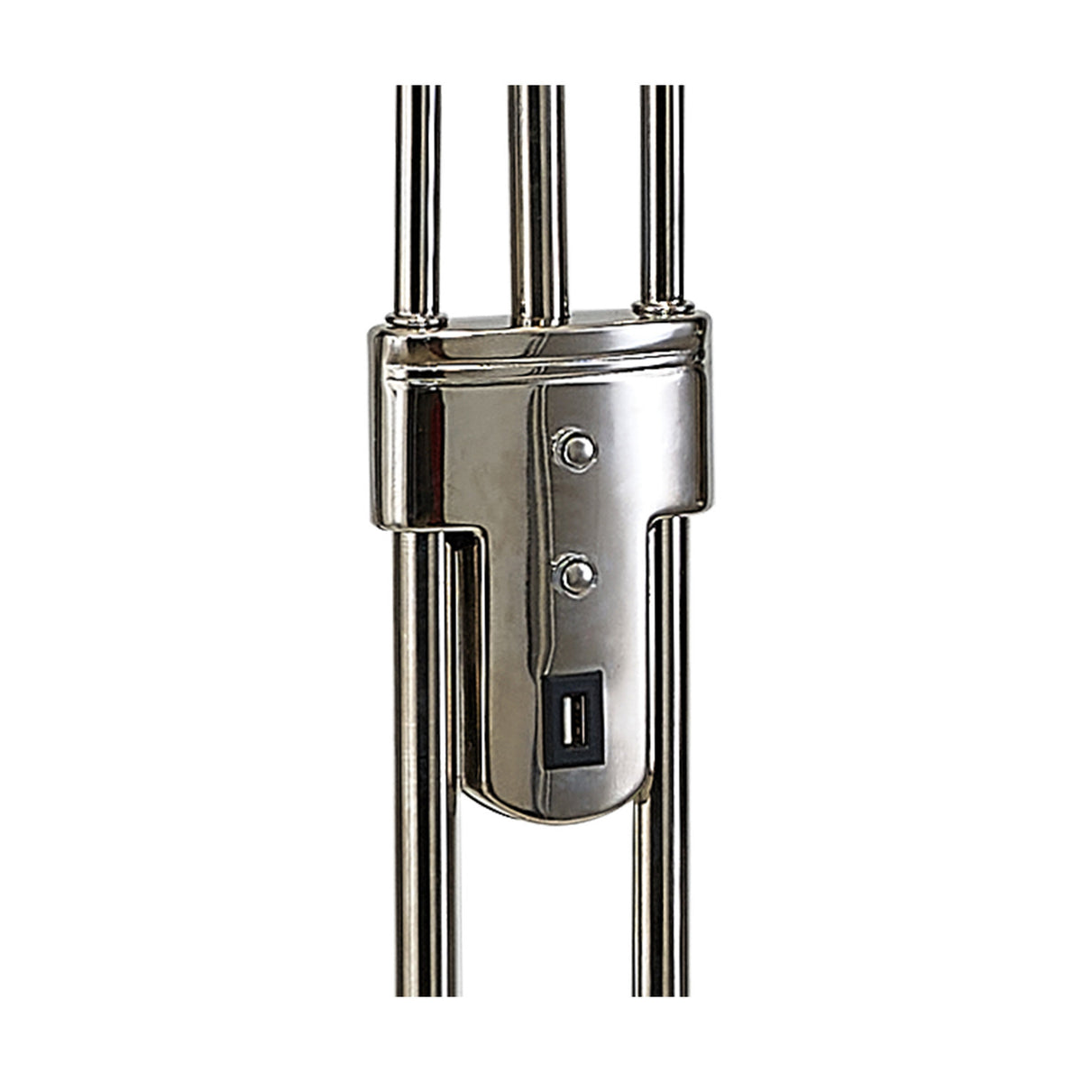 Brazier Floor Lamp 25cm - Polished Nickel