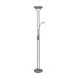 Brazier Floor Lamp 25cm - Satin Nickel