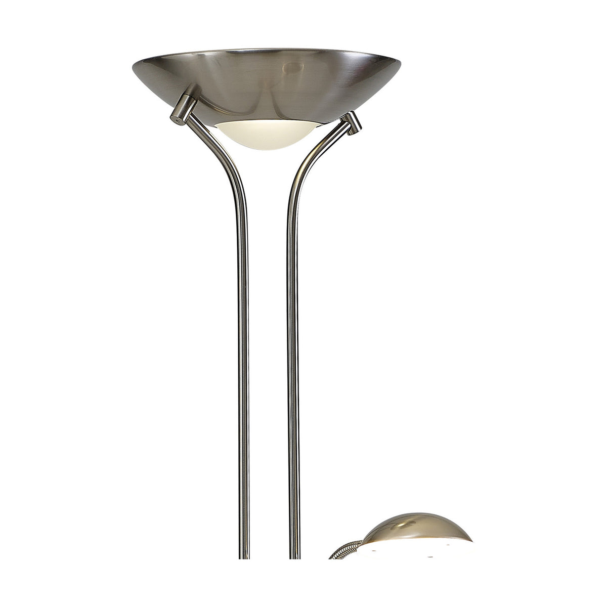 Brazier Floor Lamp 25cm - Satin Nickel
