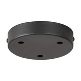 Hayes Round Ceiling Rose 12cm - Satin Black