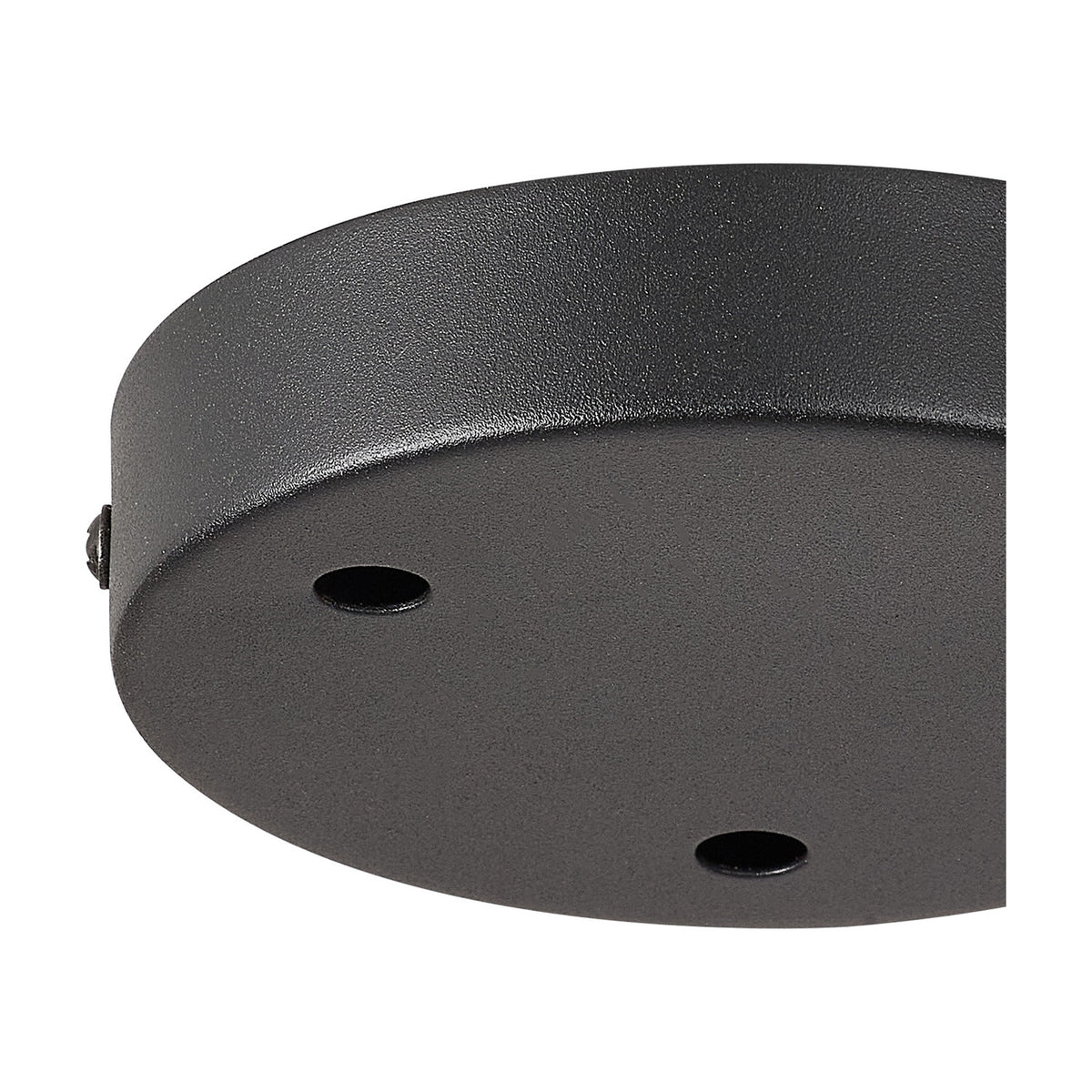 Hayes Round Ceiling Rose 12cm - Satin Black