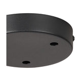 Hayes Round Ceiling Rose 12cm - Satin Black