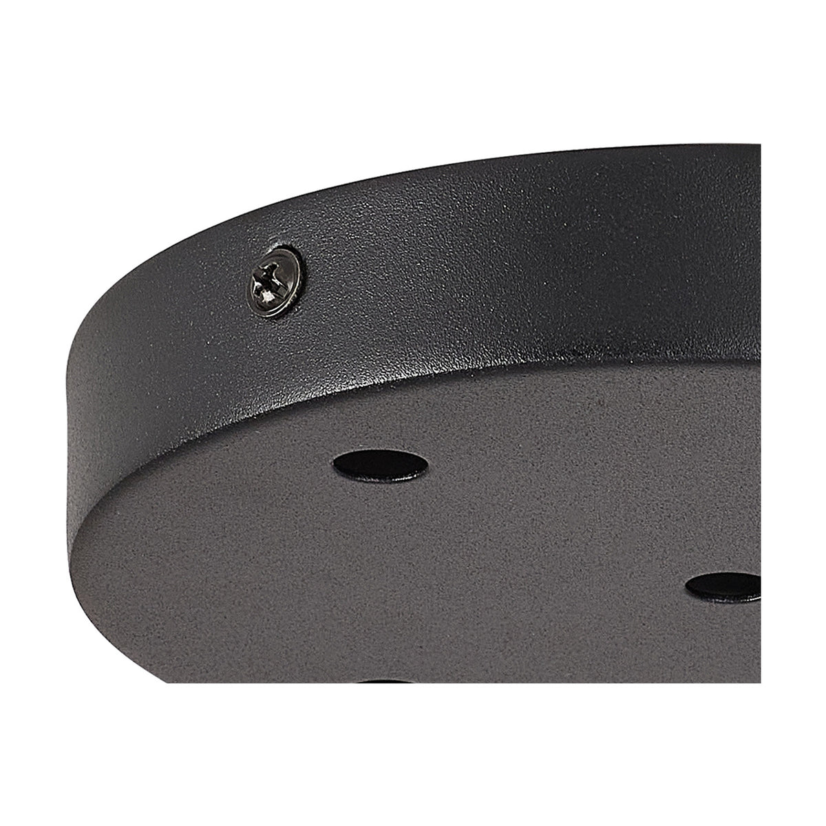 Hayes Round Ceiling Rose 15cm - Satin Black
