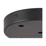 Hayes Round Ceiling Rose 15cm - Satin Black