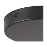 Hayes Round Ceiling Rose 15cm - Satin Black