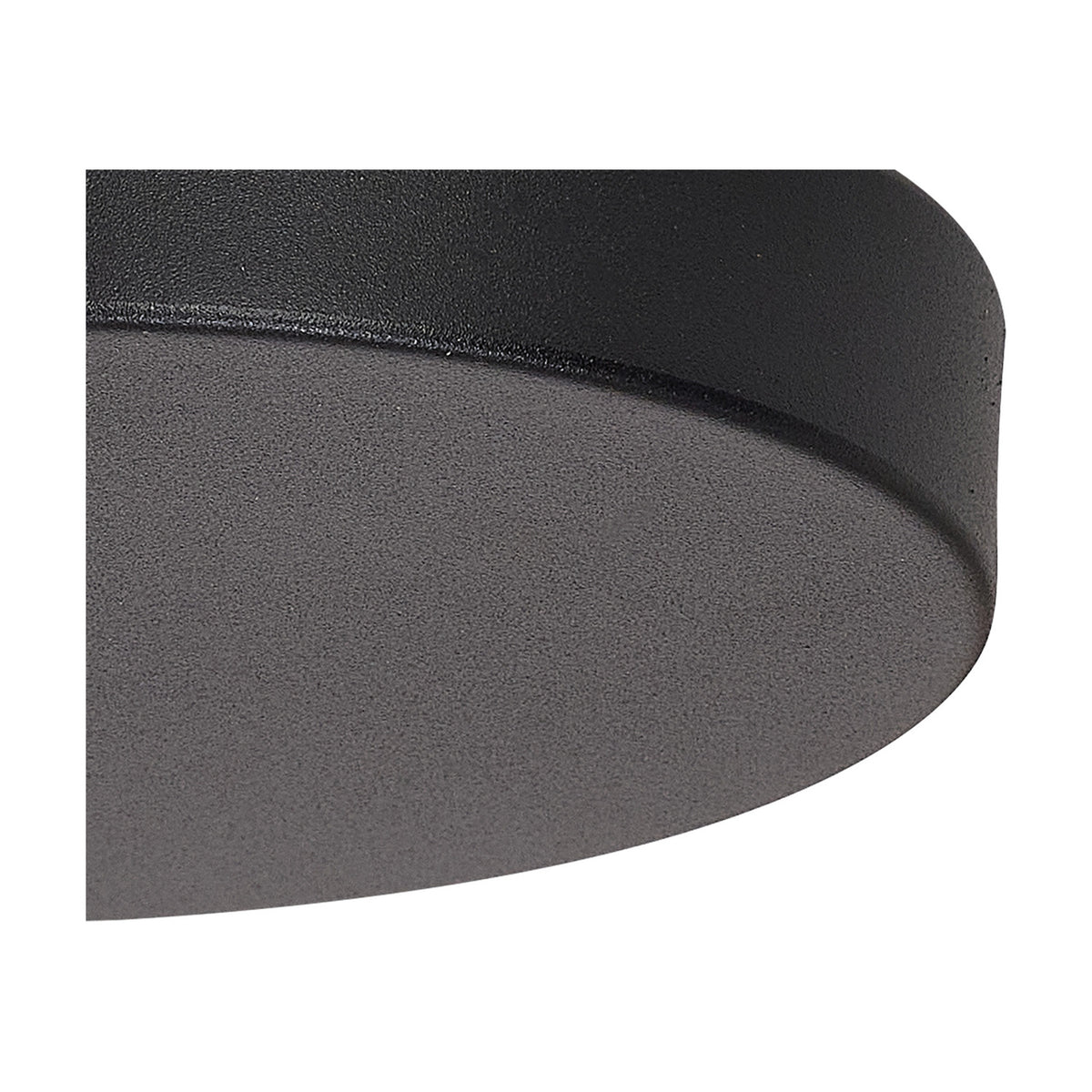 Hayes Round Ceiling Rose 15cm - Satin Black