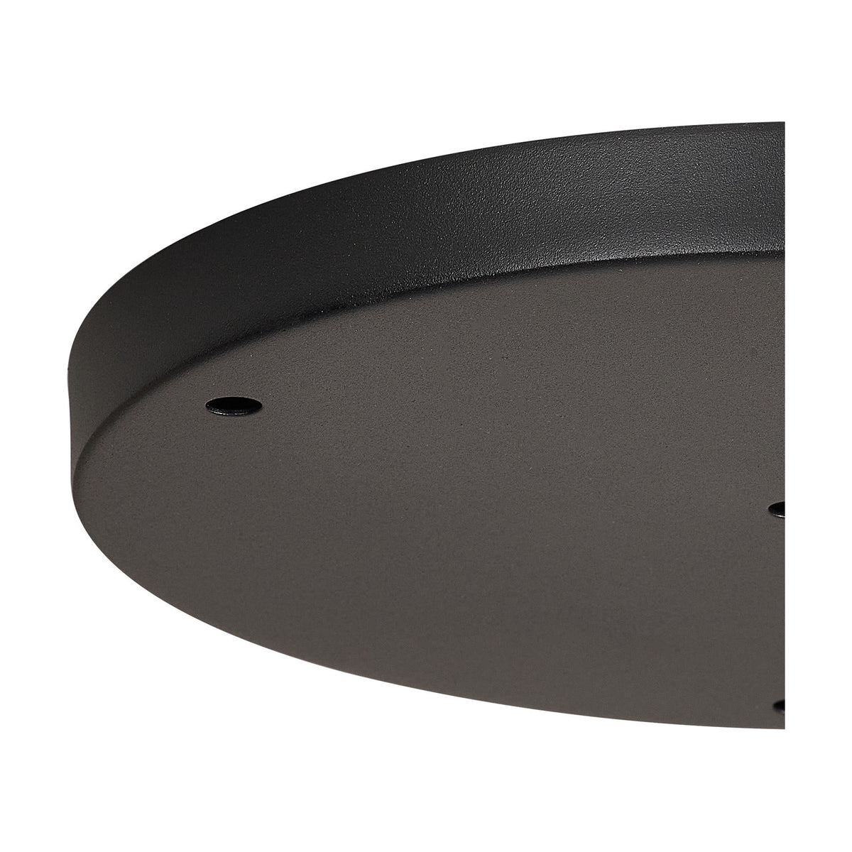 Hayes Round Ceiling Rose 28cm - Satin Black