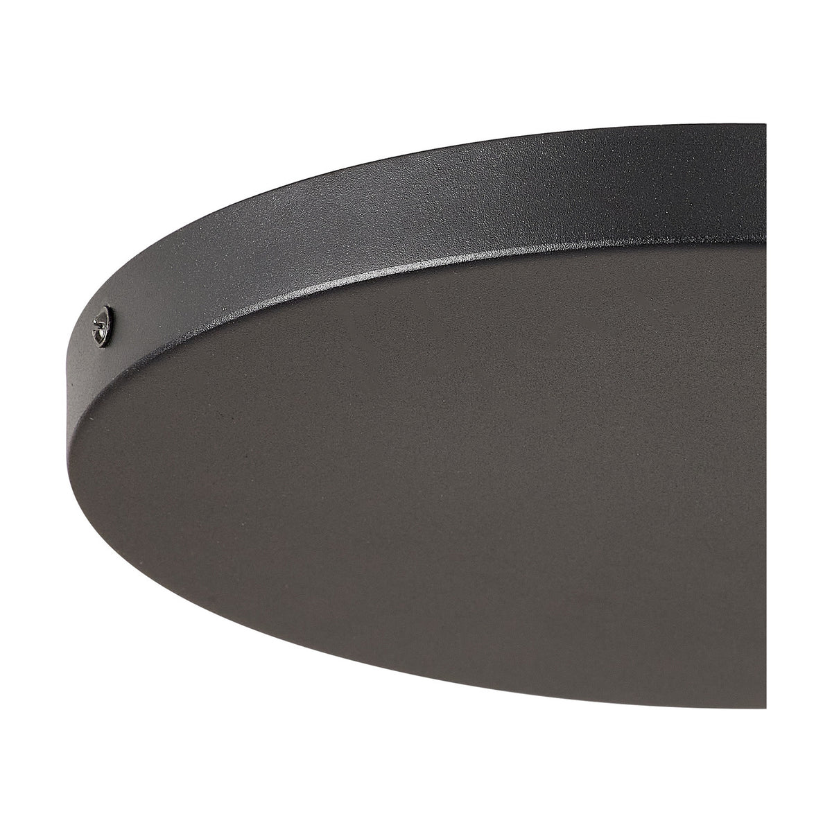 Hayes Round Ceiling Rose 28cm - Satin Black