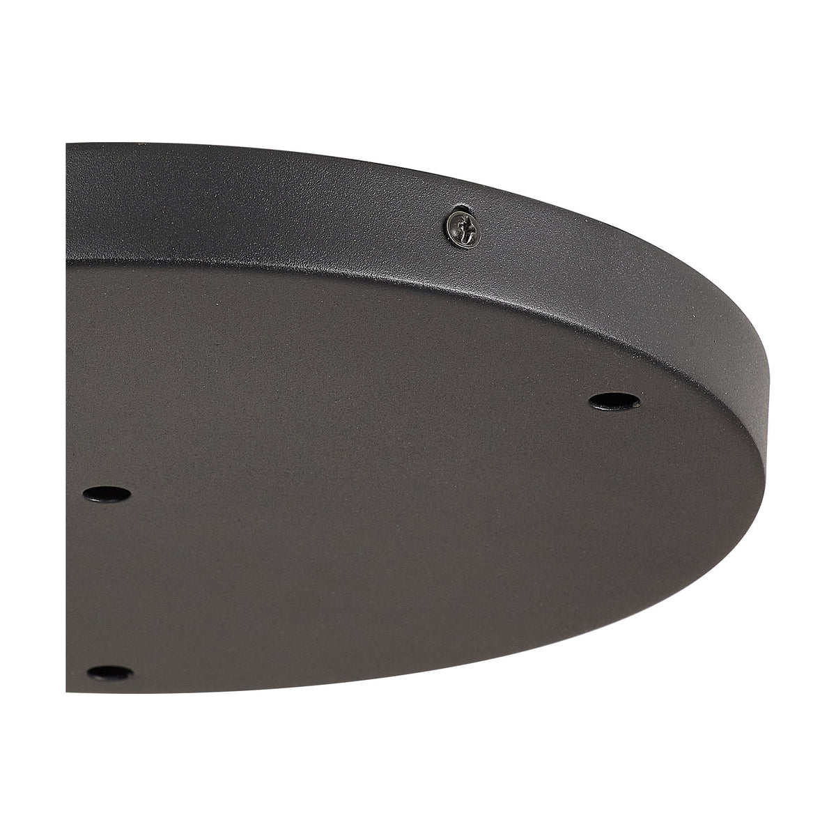 Hayes Round Ceiling Rose 28cm - Satin Black
