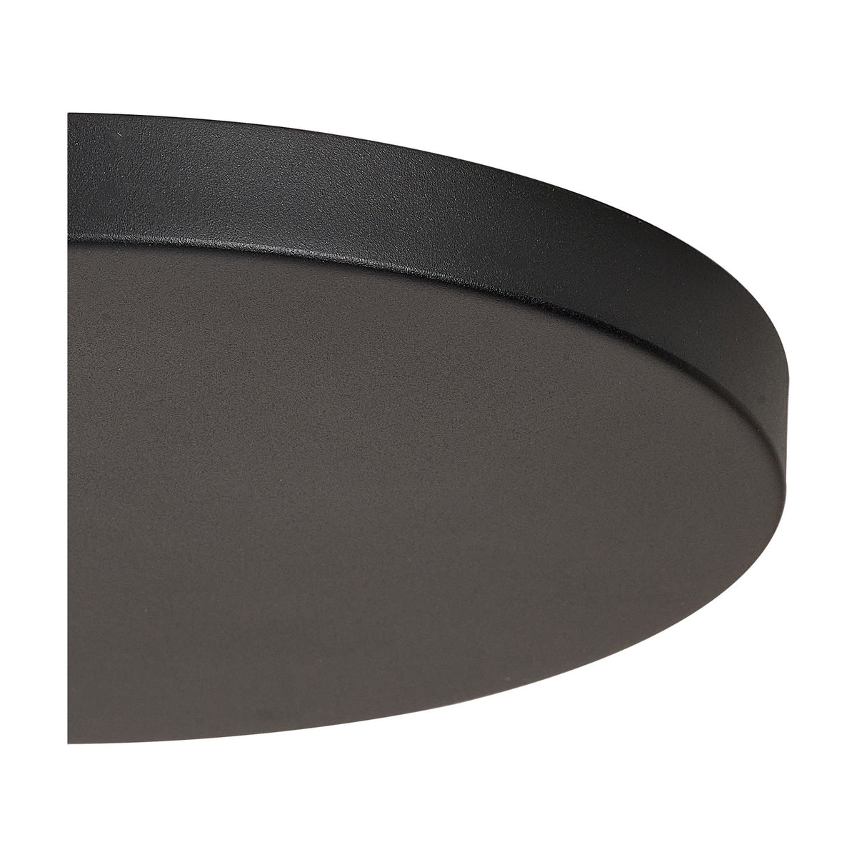 Hayes Round Ceiling Rose 28cm - Satin Black