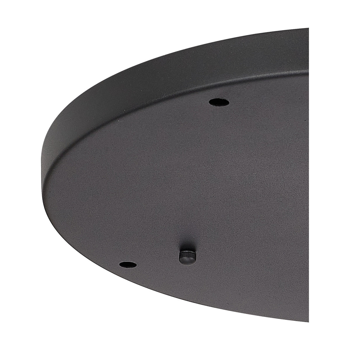 Hayes Round Ceiling Rose 40cm - Satin Black