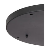 Hayes Round Ceiling Rose 40cm - Satin Black