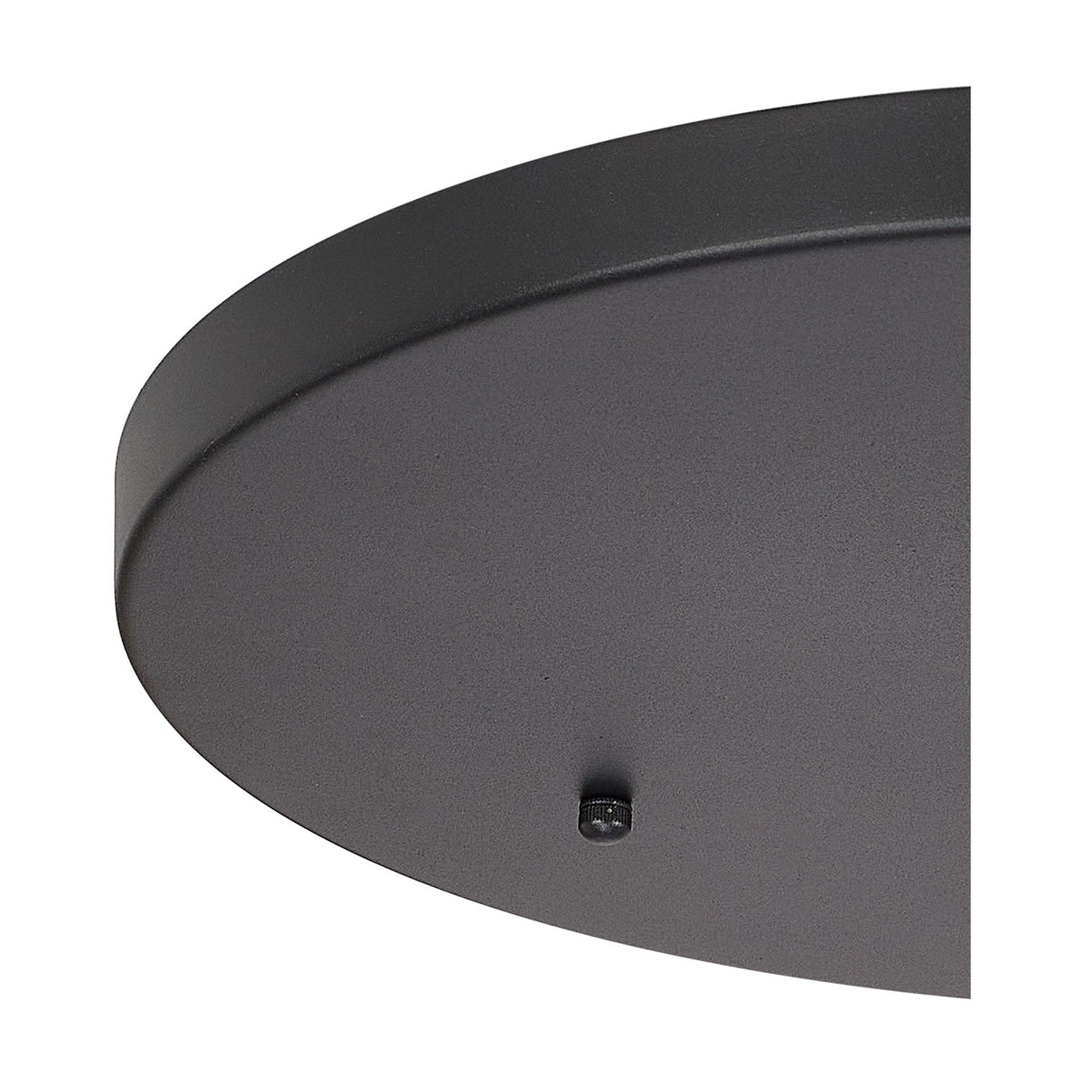 Hayes Round Ceiling Rose 40cm - Satin Black