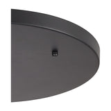 Hayes Round Ceiling Rose 40cm - Satin Black