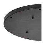 Hayes Round Ceiling Rose 60cm - Satin Black