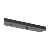 Hayes Linear Ceiling Rose 70cm Long - Satin Black
