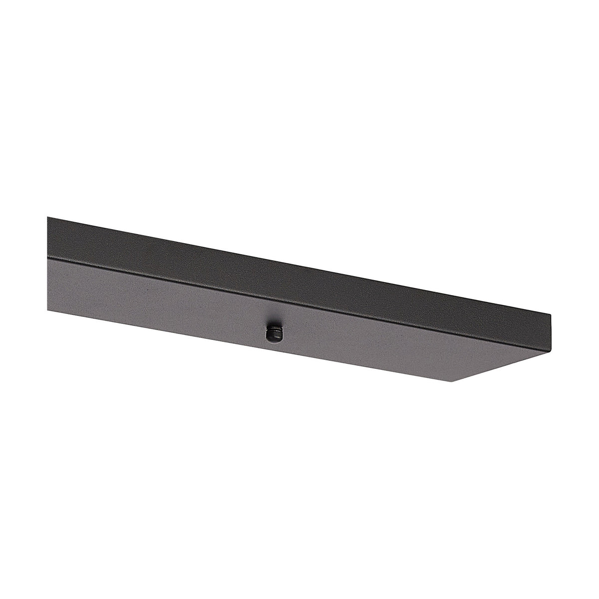 Hayes Linear Ceiling Rose 70cm Long - Satin Black