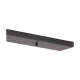 Hayes Linear Ceiling Rose 70cm Long - Satin Black