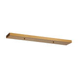 Hayes Linear Ceiling Rose 70cm Long - Brass
