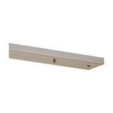 Hayes Linear Ceiling Rose 70cm Long - Satin Nickel