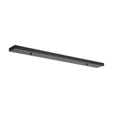 Hayes Linear Ceiling Rose 90cm Long - Satin Black