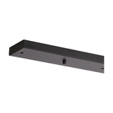 Hayes Linear Ceiling Rose 90cm Long - Satin Black