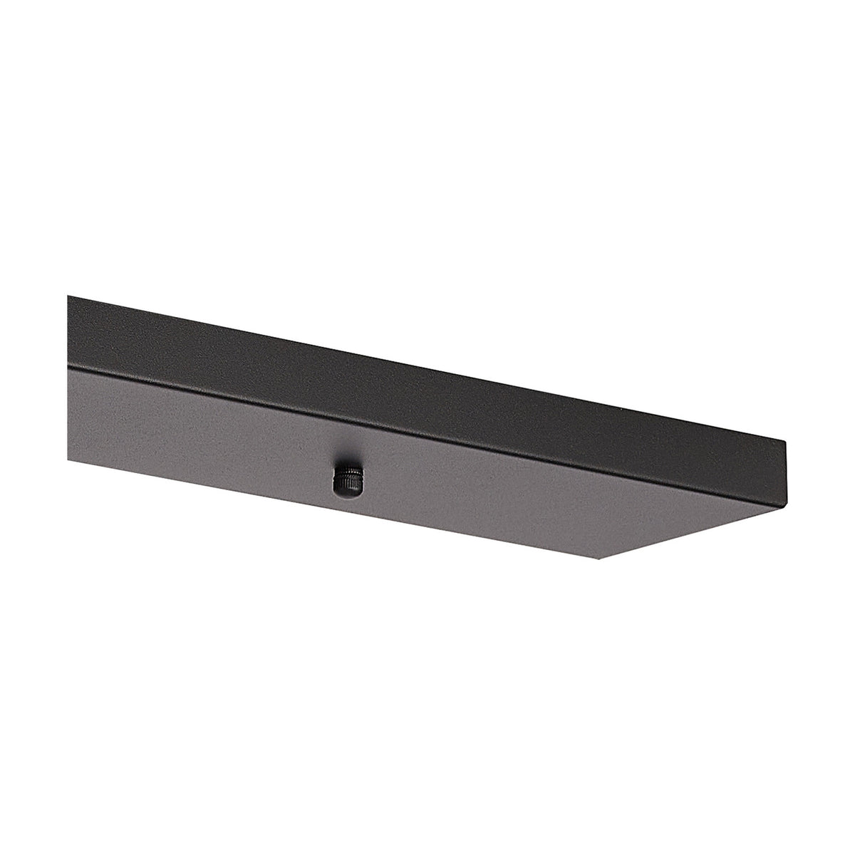 Hayes Linear Ceiling Rose 90cm Long - Satin Black