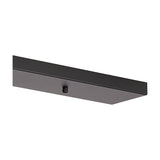 Hayes Linear Ceiling Rose 90cm Long - Satin Black