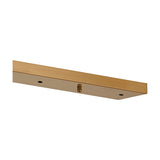 Hayes Linear Ceiling Rose 90cm Long - Brass