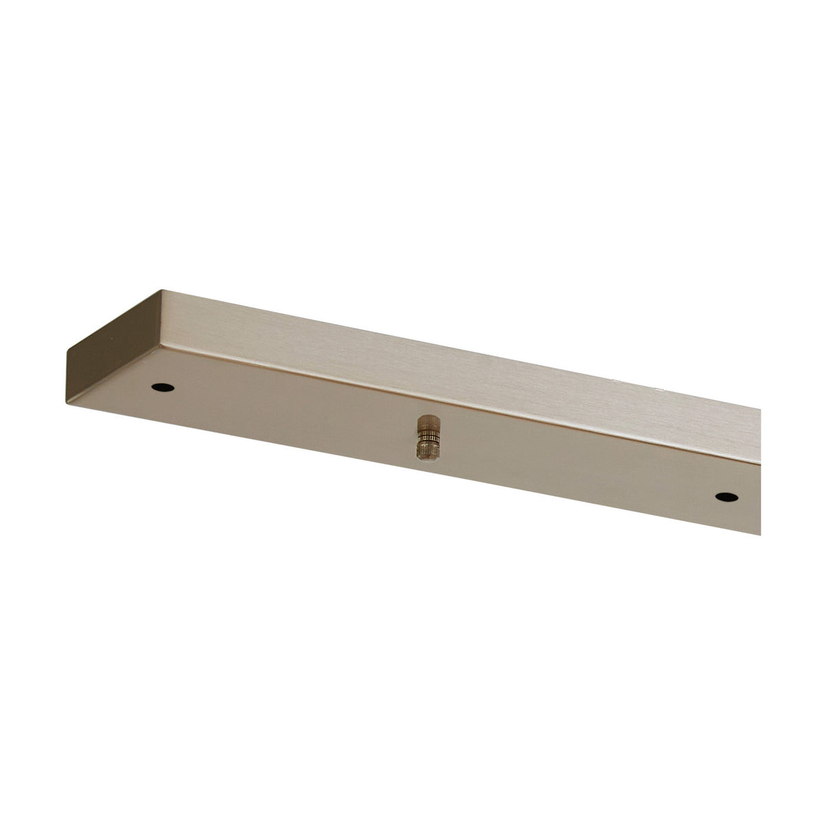 Hayes Linear Ceiling Rose 90cm Long - Satin Nickel