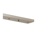 Hayes Linear Ceiling Rose 90cm Long - Satin Nickel