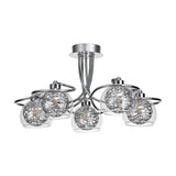 Talia 5 Light G9 Ceiling Light 52cm - Polished Chrome