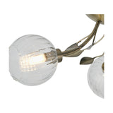 Elm 3 Light G9 Ceiling Light 52.5cm - Antique Brass