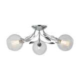 Elm 3 Light G9 Ceiling Light 52.5cm - Polished Chrome