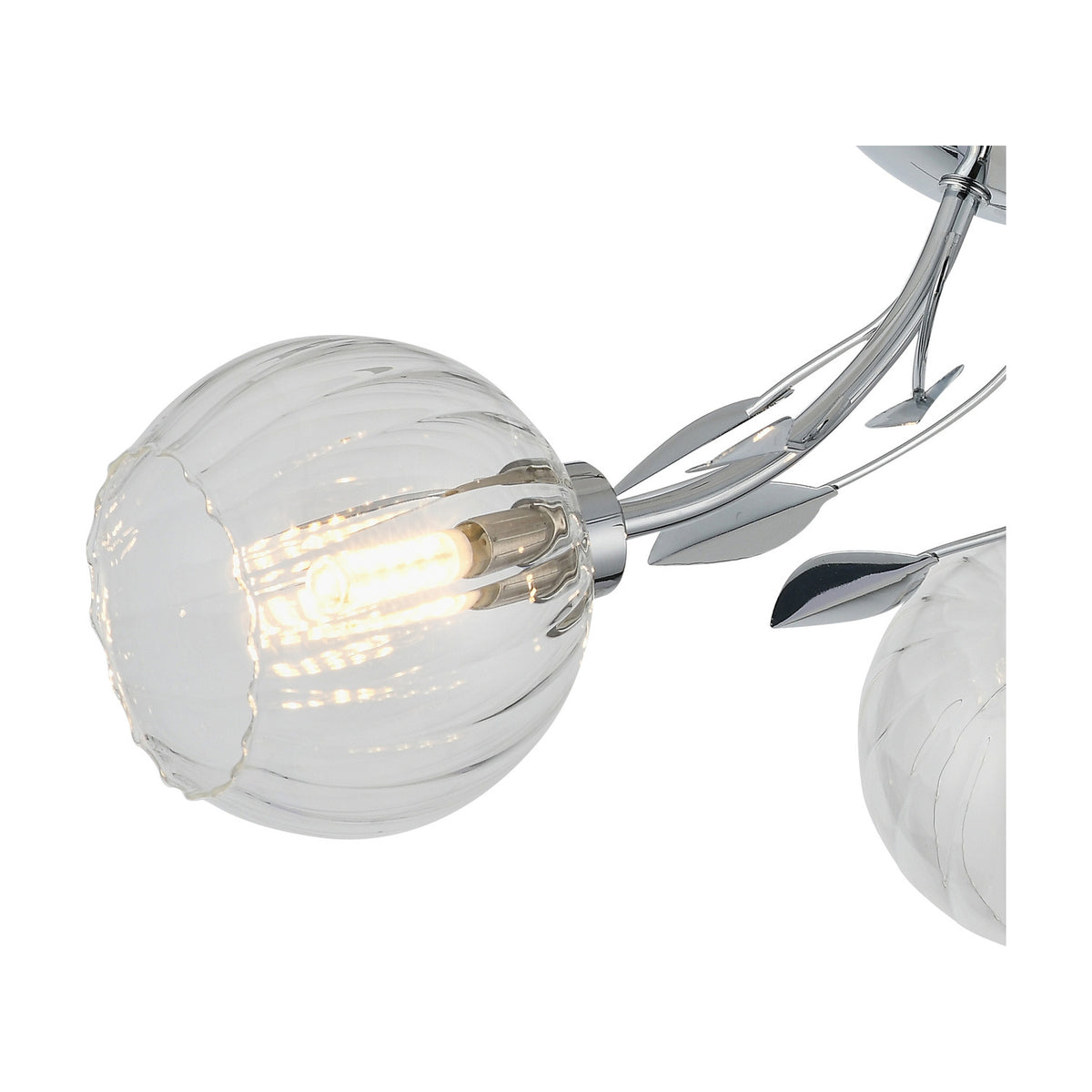 Elm 3 Light G9 Ceiling Light 52.5cm - Polished Chrome