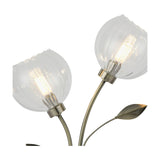 Elm 2 Light G9 Table Lamp 12cm Long - Antique Brass