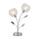 Elm 2 Light G9 Table Lamp 12cm Long - Polished Chrome