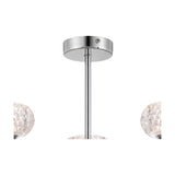 Aria 3 Light G9 Pendant Light 47cm - Polished Chrome