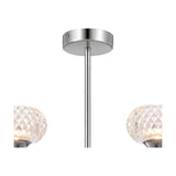 Aria 5 Light G9 Pendant Light 54cm - Polished Chrome
