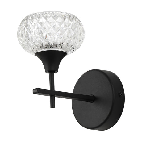 Aria G9 IP44 Wall Light - Satin Black